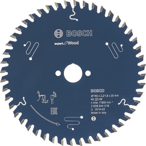 ギャラリービューアに画像をロードする, Bosch accessoires cirkelzaagblad expert for wood 165x30x2.6 1.6x48t - 2608644027
