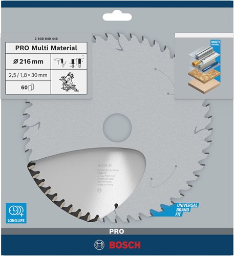 Afbeelding laden in galerijviewer, Bosch accessoires cirkzb multi k v t 216x30x2,5 60t tr-f
