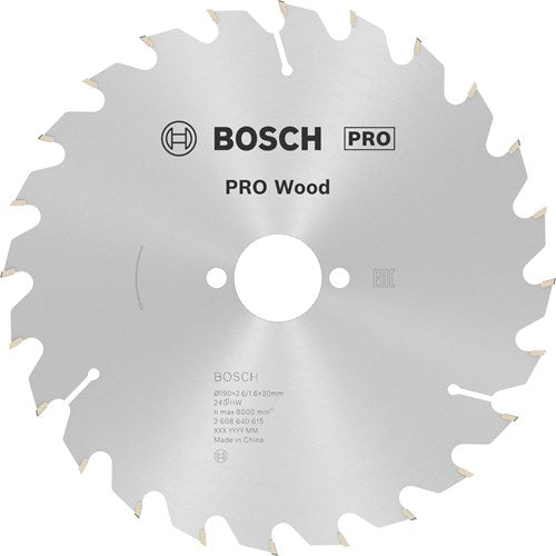 Load image into Gallery viewer, Bosch accessoires cirkelzaagblad optiline voor hout 190x30 mm 24t | 2608640615 - 2608640615

