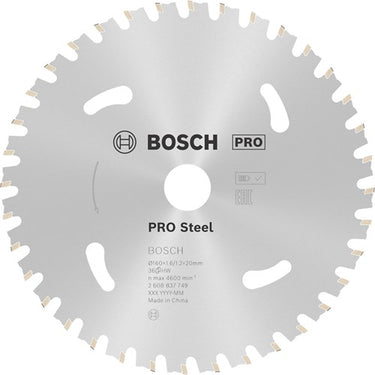 Bosch accessoires bosch pro steel accuzaagblad voor cirkelzagen 160 x 1,6 x 20 mm -...