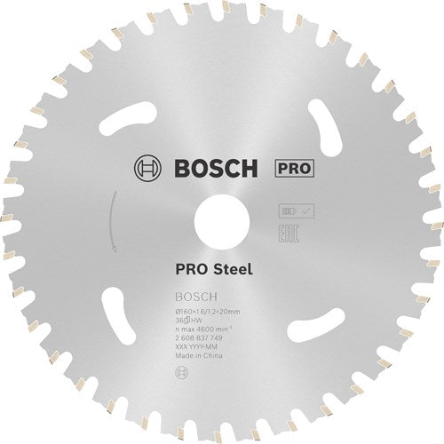 Load image into Gallery viewer, Bosch accessoires cirkelzaagblad | standard for steel | 160 mm | t36 2608837749
