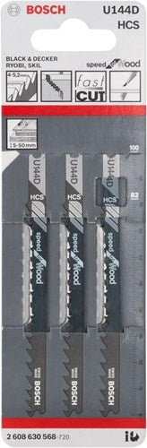 Load image into Gallery viewer, Bosch accessoires decoupeerzaagblad u 144 d speed for wood 3st - 2608630568
