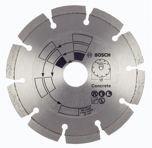 Bosch accessoires diamantdoorslijpschijf beton | 125mm - 2609256414