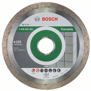 Bosch accessoires diamantdoorslijpschijf standard for ceramic 125 x 22,23 x 1,6 x 7 mm 1st - 2608602202