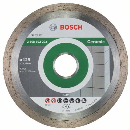 Laden Sie das Bild in Galerie -Viewer, Bosch accessoires diamantdoorslijpschijf standard for ceramic 125 x 22,23 x 1,6 x 7 mm 1st - 2608602202
