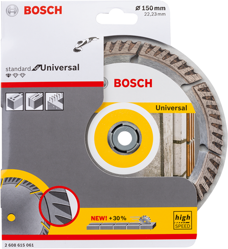Load image into Gallery viewer, Bosch accessoires diamantdoorslijpschijf | standard for universal | 150x22,23 - 2608615061
