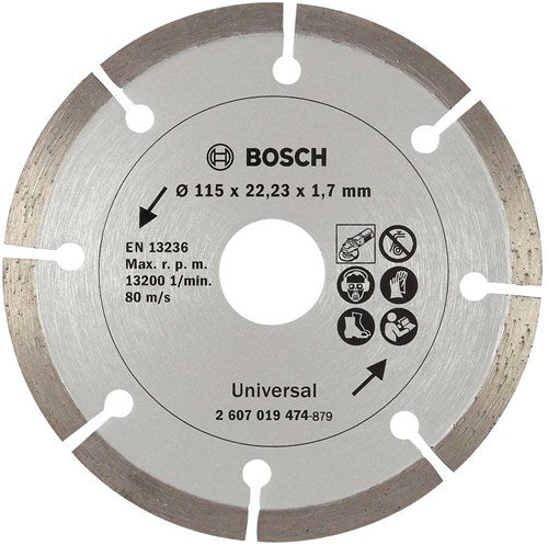 Load image into Gallery viewer, Bosch accessoires diamantdoorslijpschijf voor bouwmateriaal, 115 mm - 2607019474
