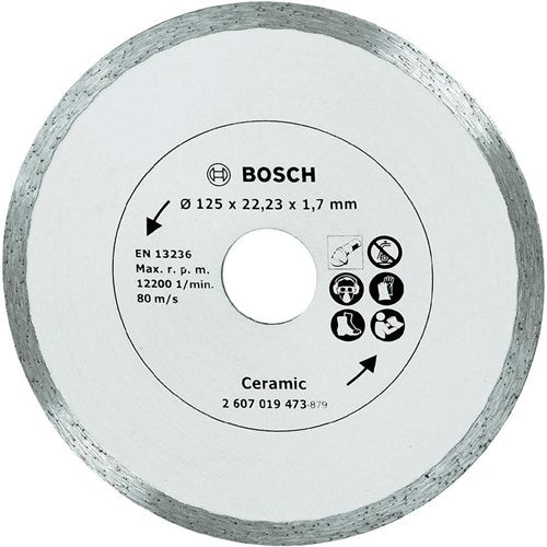 Load image into Gallery viewer, Bosch accessoires diamantdoorslijpschijf voor keramische tegels, 125 mm ø - 2607019473
