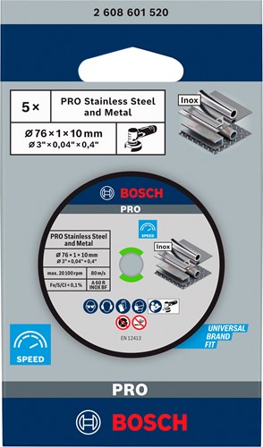 Bosch Prof doorslijpschijf Expert Inox (5)