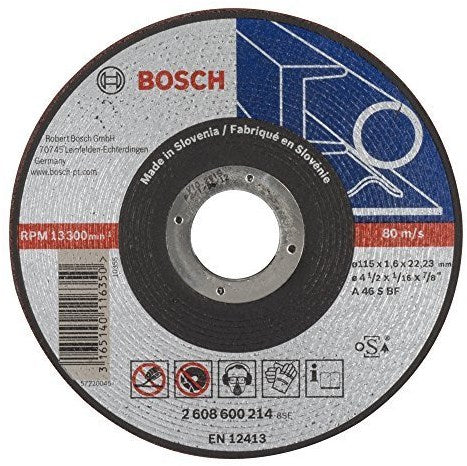 Load image into Gallery viewer, Bosch accessoires doorslijpschijven | metaal | 115x1,6 | 2608600214 - 2608600214
