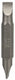 Bosch accessoires dubbelbit s 1,0x6,0; s 1,0x6,0; 45 mm 1st - 2607001737