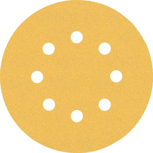 Bosch accessoires expert c470 schuurpapier voor excenterschuurmachines 125 mm, 8 gaten, k120 5-delig - 2608900807