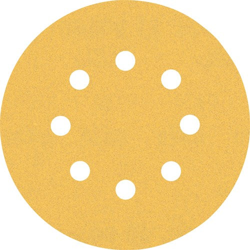 Afbeelding laden in galerijviewer, Bosch accessoires expert c470 schuurpapier voor excenterschuurmachines 125 mm, 8 gaten, k120 5-delig - 2608900807
