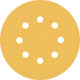 Bosch accessoires expert c470 schuurpapier voor excenterschuurmachines 125 mm, 8 gaten, k120 5-delig - 2608900807