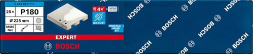 Bosch accessoires expert m480 schuurnet voor gipsplaatschuurmachines 225 mm, k180 - 1 stuk(s) - 2608900711