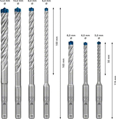 Bosch accessoires bosch expert sds plus-7x hamerboorset 5 6 6 8 8 10 12 mm 7-delig