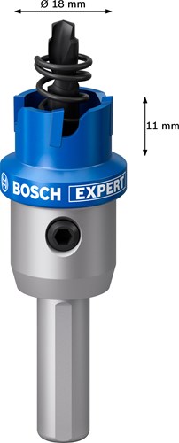 Afbeelding laden in galerijviewer, Bosch accessoires expert sheet metal | gatzaag | 18 mm - 2608901401
