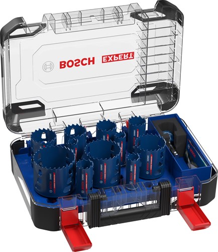 Load image into Gallery viewer, Bosch accessoires expert tough material gatzaag 20 22 25 32 35 40 44 51 60 68 76 mm 13-delig - 1 stuk(s) - 2608900448
