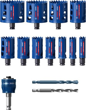 Bosch accessoires expert tough material gatzaag 20 22 25 32 35 40 44 51 60 68 76 mm 13-delig - 1 stuk(s) - 2608900448