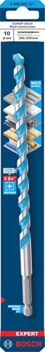 Bosch accessoires expert universeelboor | hex-9 | multiconstruction | 10x200x250 - 2608902271