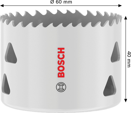 ギャラリービューアに画像をロードする, Bosch accessoires gatzaag met schroefdraad voor meerdere materialen | 60 x 40 mm - 2608594587
