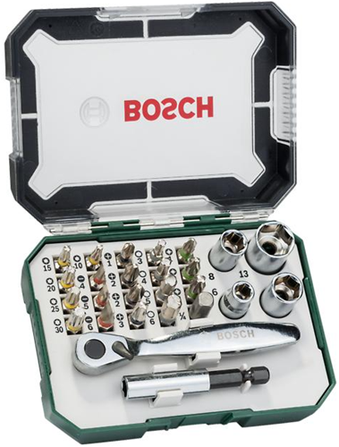 Load image into Gallery viewer, Bosch accessoires mini ratelschroefbitset | extra hard dhz | 26-delig - 2607017563
