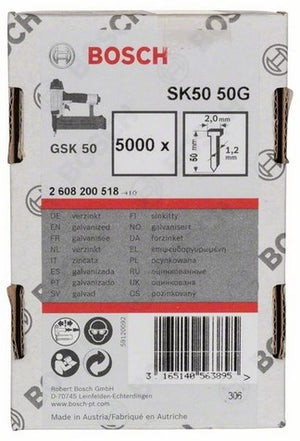Bosch nagel met verzonken kop sk50 50g
