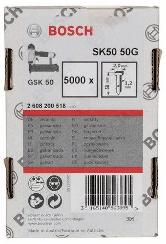 Afbeelding laden in galerijviewer, Bosch accessoires bosch nagel met verzonken kop sk50 50g
