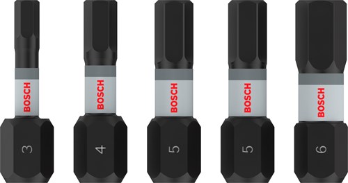 Chargez l'image dans la visionneuse de la galerie, Bosch accessoires pro h impact bits | h3 | h4 | h5 (x2) | h6 | 25 mm | 5 stuks - 2608521u59
