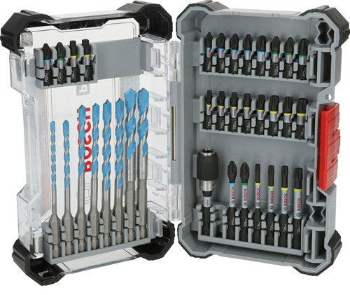 Cargue la imagen en el visor de la galería, Bosch accessoires bosch pro slagschroevendraaier bits en multi bouwboor gemengd set...
