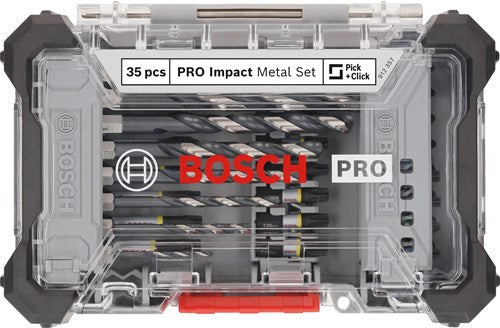 Chargez l'image dans la visionneuse de la galerie, Bosch accessoires pro impact metal set | 35 stuks - 2608521u80
