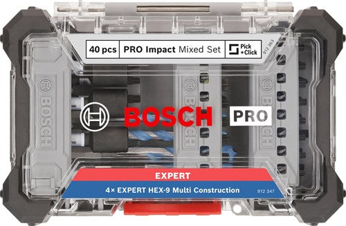 Cargue la imagen en el visor de la galería, Bosch accessoires pro impact mixed set | 40-dlg. - 2608521u85
