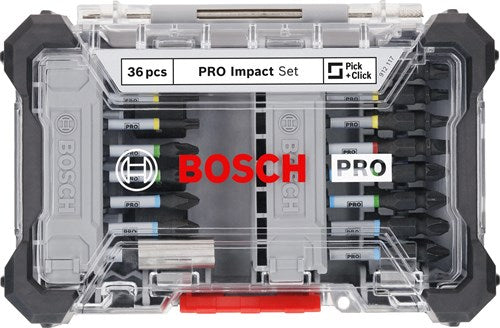 Bosch accessoires pro impact schroefbitset | 36 stuks - 2608522517