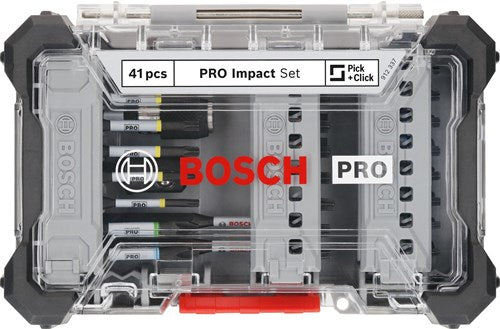 Chargez l'image dans la visionneuse de la galerie, Bosch accessoires bosch professional pro impact schroefbitset 41-delig - 2608521u78
