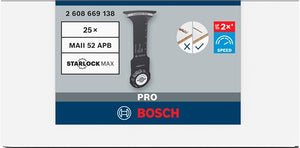 Bosch accessoires pro maii 52 apb multitool zaagblad | 52 x 75 mm - 2608669138