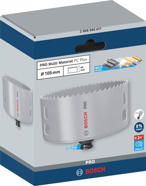 Bosch accessoires bosch pro multi materiaal pc plus gatenzaag 105 mm - 2608594411