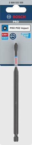 Laden Sie das Bild in Galerie -Viewer, Bosch accessoires pro phillips slagschroefbit | ph2 | 150 mm - 2608522525
