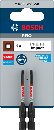 Chargez l'image dans la visionneuse de la galerie, Bosch accessoires pro robertson slagschroefbit | r1 | 55 mm | 2-delig - 2608522550
