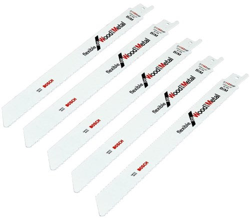 Load image into Gallery viewer, Bosch accessoires reciprozaagblad s1122hf flexible for wood and metal 5st - 2608656021
