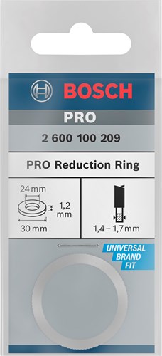 Bosch accessoires reduceerring voor cirkelzaagbladen 30 x 24 x 1,2 mm 1st - 2600100209