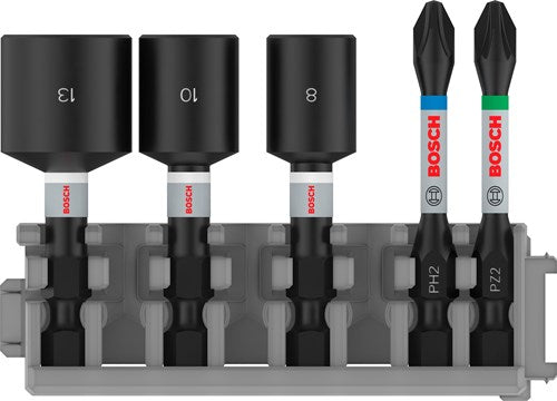 Load image into Gallery viewer, Bosch accessoires schroefbit impact control dopsleutel 5x - 2608522350
