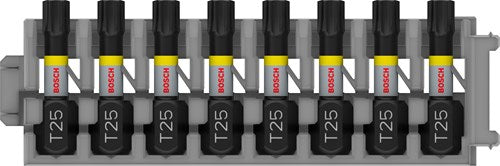 Load image into Gallery viewer, Bosch accessoires schroefbit impact control t25, 25 mm 8x - 2608522381
