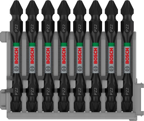 Load image into Gallery viewer, Bosch accessoires schroefbit tweezijdig impact control pz2, 65 mm 8x - 2608522338

