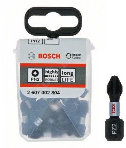Load image into Gallery viewer, Bosch accessoires schroevendraaierbit | tictac box | 25x impact pz2 25mm - 2607002804
