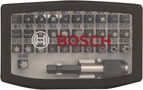Load image into Gallery viewer, Bosch accessoires sets prof (32-delige set schroefbit ph1-ph2 (2x)-ph3 pz1-pz2 (2x)-pz3 hex3-hex4-hex5-hex6 t10-t15-t20-t20-t25-t27-t30-t40) - 2607017564
