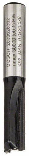 Bosch accessoires vingerfrezen 8 mm, d1 9 mm, l 20 mm, g 51 mm 1st - 2608628382