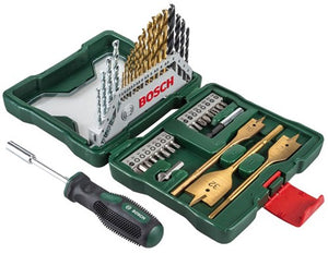 Bosch accessoires bosch x-line borenset - 40-delig - titanium plus serie - voor hout, metaal en steen