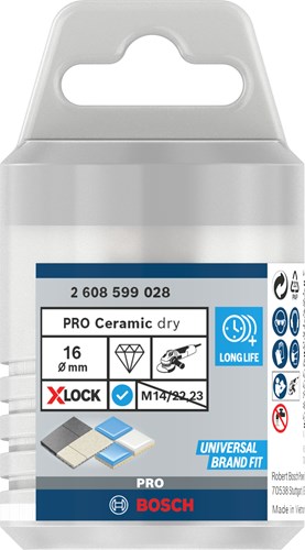Load image into Gallery viewer, Bosch accessoires x-lock diamantdroogboor dry speed ? 16mm - 1 stuk(s) - 2608599028

