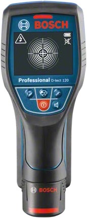 Bosch professional detector d-tect 120 (1 x accu 12 v + lader al 1130 cv)