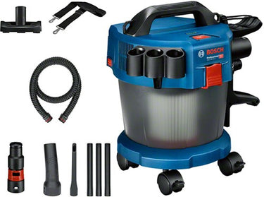 Bosch blauw bosch professional gas 18 v-10l accu bouwstofzuiger - 10 liter - zonder 18v accu en lader